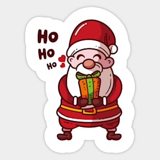 santa claus gift Sticker